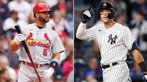 Aaron Judge and Albert Pujols are closing in on major home run records : NPR