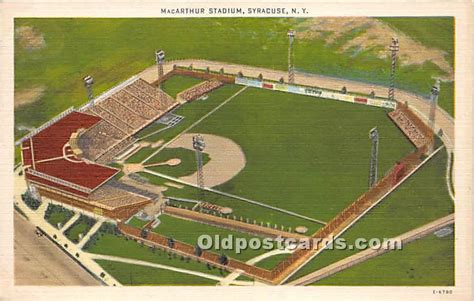 MacArthur Stadium Syracuse, New York, NY, USA Stadium Postcard ...