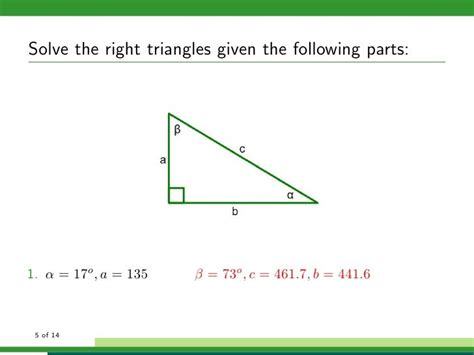 Right triangle problems