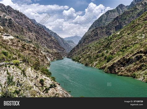 Valley River Between Image & Photo (Free Trial) | Bigstock