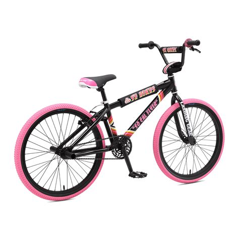 SE Racing So Cal Flyer 24" BMX Bike-Black/Pink — J&R Bicycles, Inc.