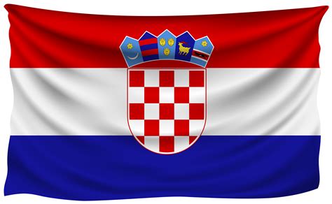 Croatia Wrinkled Flag | Gallery Yopriceville - High-Quality Free Images ...