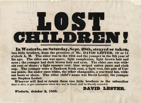 Lost Children! - Albany Institute of History and Art