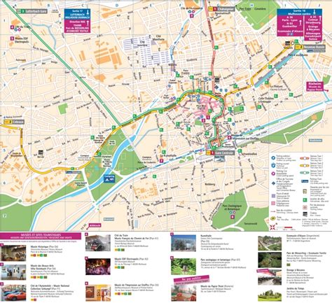 Mulhouse tourist map - Ontheworldmap.com