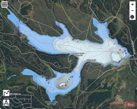 Prosser Creek Reservoir Fishing Map | Nautical Charts App