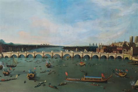 Arched Bridge over Venetian Canal Painting