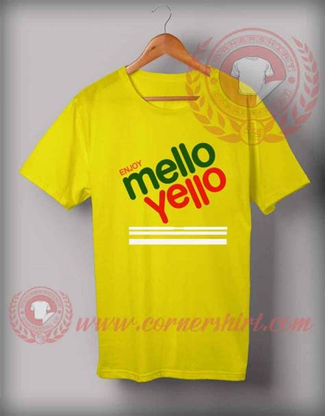 Enjoy Mello Yello T shirt - Cheap Custom Made T shirts by Cornershirt.com