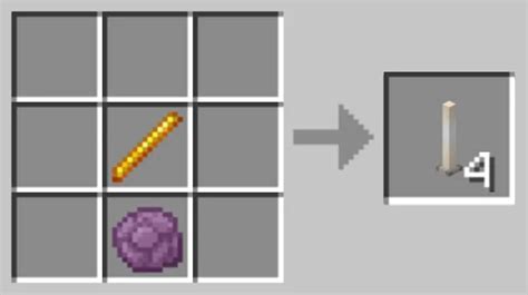 How To Make End Rod In Minecraft