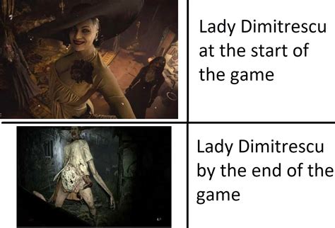 Resident Evil 8: 10 Hilarious Lady Dimitrescu Memes