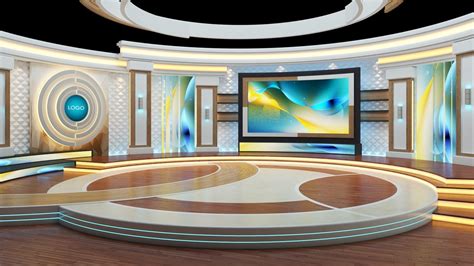 3D model Virtual TV Studio | CGTrader