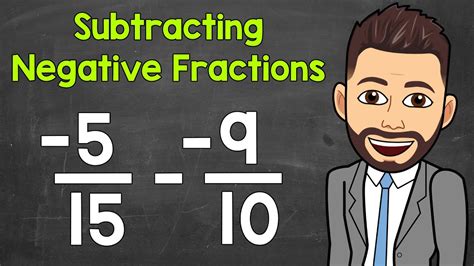 How to Subtract Negative Fractions | Math with Mr. J - YouTube