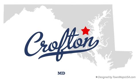 Map of Crofton, MD, Maryland