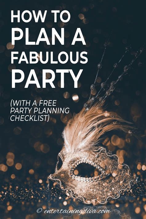 How To Plan A Party (and a Party Planning Checklist)