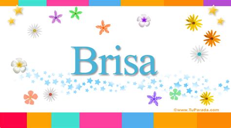 Brisa, significado del nombre Brisa, nombres y significados