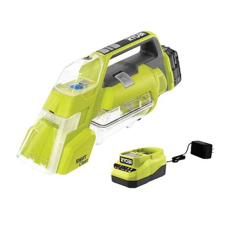 RYOBI ONE+ 18V Cordless SWIFTClean Spot Cleaner Kit with 2.0 Ah Battery and Charger PCL756K ...