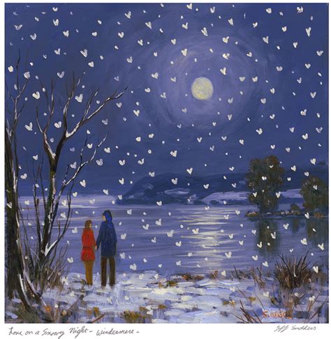 Love on a Snowy Night | Cook House Gallery - Lake District and contemporary art and crafts