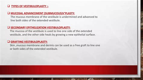 Vestibuloplasty | PPT