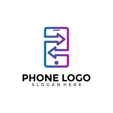 Mobile Phone Logo Design Template. Creative Smartphone Logo . 48903625 ...