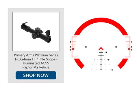 NEW ACSS Reticles: Primary Arms Platinum Series 1-8x FFP Scopes | The ...