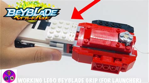 WORKING LEGO LAUNCHER GRIP | BEYBLADE Burst accessories - Part 2 - YouTube