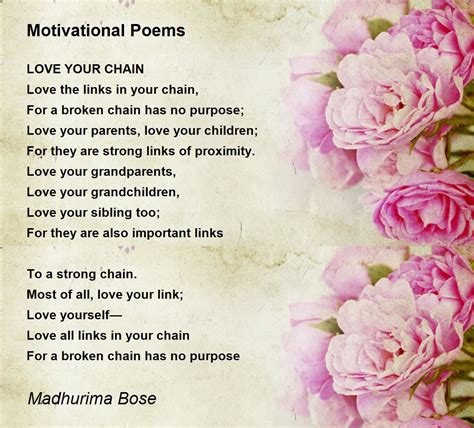 Motivational Poems - Motivational Poems Poem by Madhurima Bose