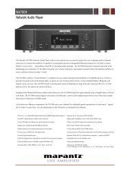 Update to Latest Firmware (AV7005 / SR7005) - Marantz