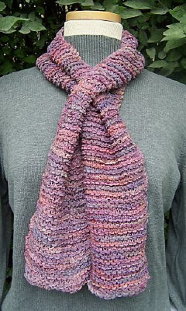 Ravelry: Easy Keyhole Scarf pattern by Kim Haesemeyer