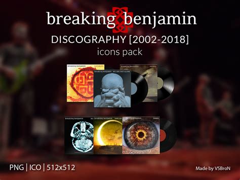 Breaking Benjamin Discography [2002-2018] Icons by VSBroN on DeviantArt