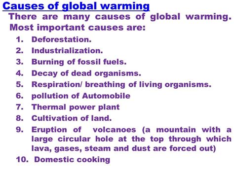 Causes of global warming | OER Commons