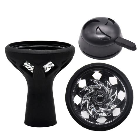 COURNOT Vortex High temperature Resistant Glass Hookah Bowl Shisha ...