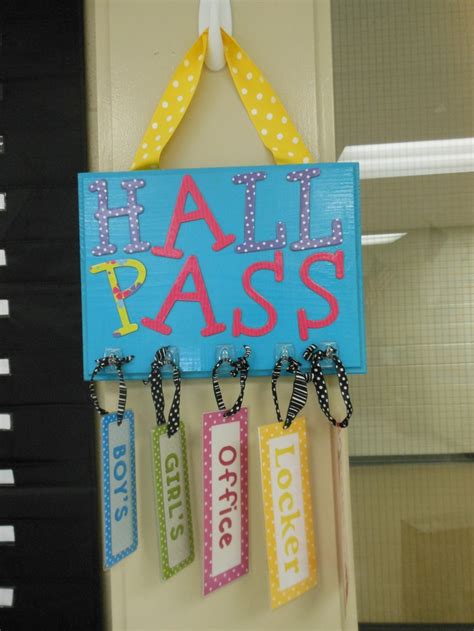 Bathroom Pass Ideas : Hall Pass Ideas You Ll Want To Steal For Your Classroom : Just wondering ...