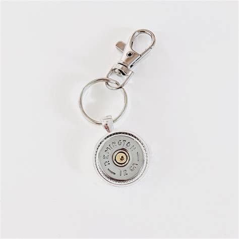 Shotgun Shell Keychain Shotgun Shell Bullet Key Ring Hunting Clay Shoot Trap Skeet Shoot ...