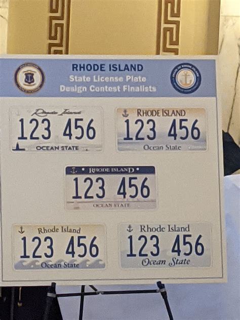 These Are The Finalists For RI's New License Plate Design | Cranston ...