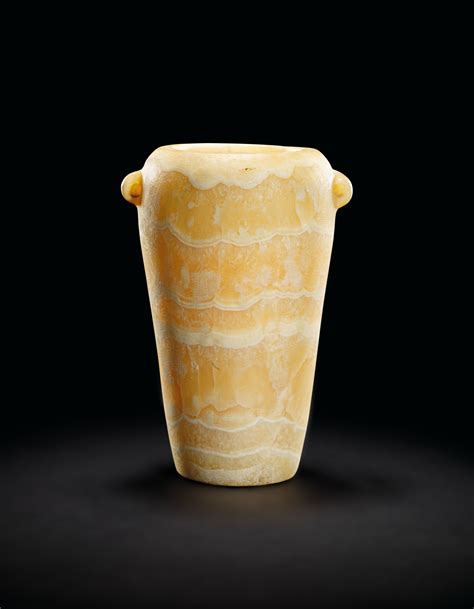 AN EGYPTIAN ALABASTER JAR , MIDDLE KINGDOM, 11TH-12TH DYNASTY, CIRCA 2055-1773 B.C. | Christie's