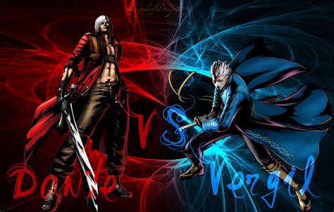 Dante VS Vergil by LegendaryDragon90 on DeviantArt