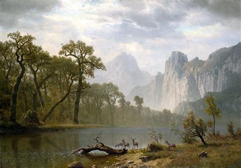 In the Yosemite Valley | Bierstadt | Painting Reproduction 17303 | TOPofART