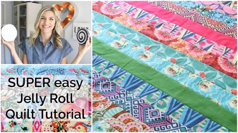 Easy Beginner Quilting Tutorial with a Jelly Roll Quilting 101, Applique Quilting, Quilting For ...