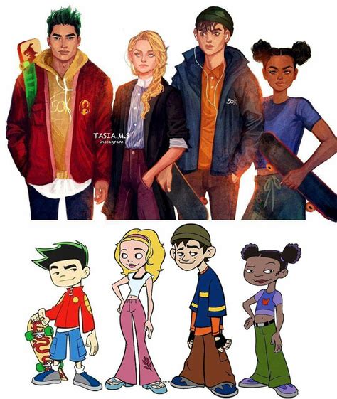 25 Iconic Cartoon Characters Reimagined As College Students