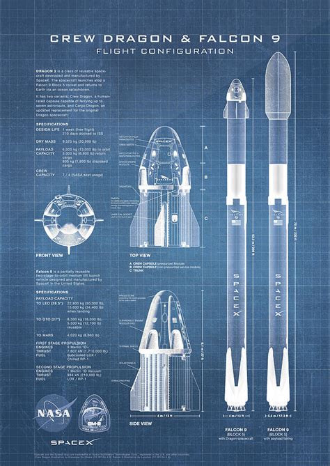 Spacex Falcon 9 Drawing