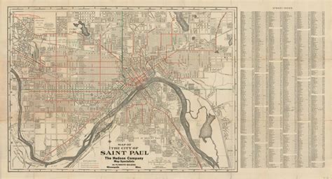 Map of the City of Saint Paul – Curtis Wright Maps