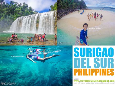 PHOTO: Surigao del Sur Attractions - Tinuy-an Falls in Bislig, Britania Islands in San Agustin ...