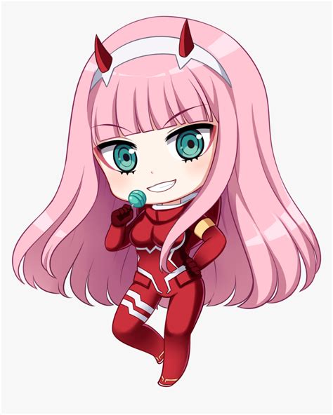 Zero Two Chibi - Darling In The Franxx Zero Two Chibi, HD Png Download ...