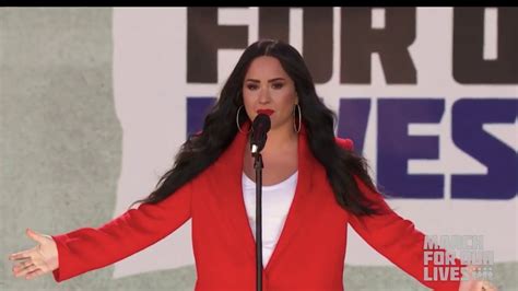 Demi Lovato - Skyscraper (Live at March For Our Lives in Washington D.C.) - March 24th - YouTube