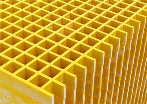 35*35*35 Fiberglass Grating Panels , Pultruded Fiberglass Grating