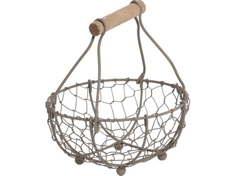 Rustic Brown Wire Basket | 51380 | Homeware / Storage | Gainsborough ...