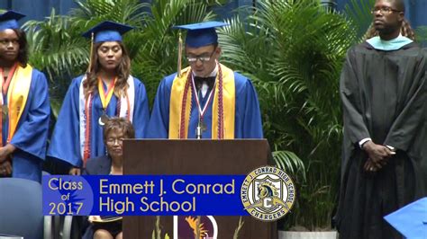 Emmett J. Conrad High School - 2017 Graduation - YouTube