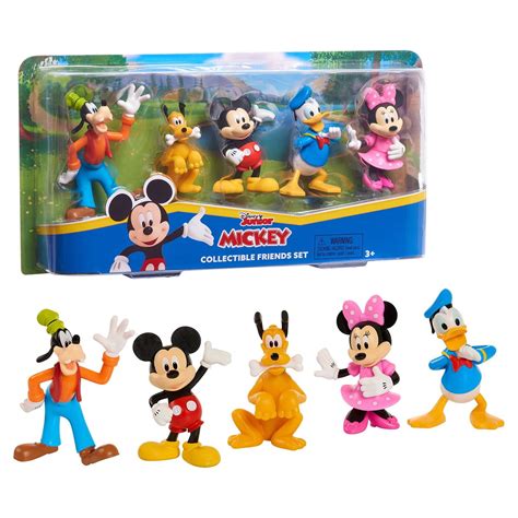 Mickey Mouse Collectible Figure Set, 5 Pack, Officially Licensed Kids Toys for Ages 3 Up, Gifts ...