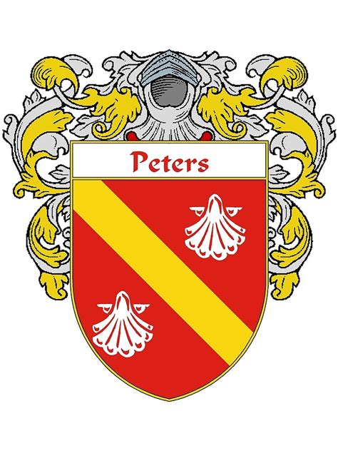 "Peters Coat of Arms / Peters Family Crest" by William Martin | Redbubble