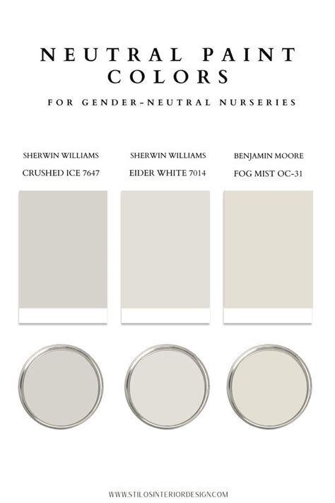 Neutral paint colors for gender neutral nurseries – Artofit