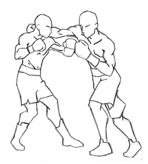 Boxing Drawing at GetDrawings | Free download